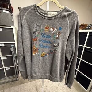 Out of Print Gray Little Golden Books Crewneck Sweatshirt
